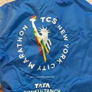 Fleece-Lined, Hooded, Weather Resistant Authentic NYC Marathon Poncho